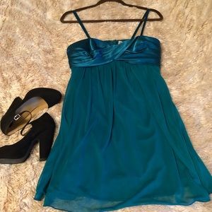 Teal dress